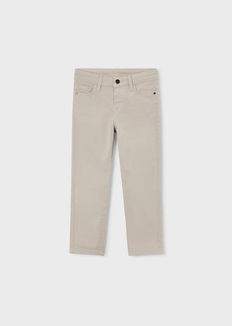 MAYORAL REG FIT PANTS - STONE