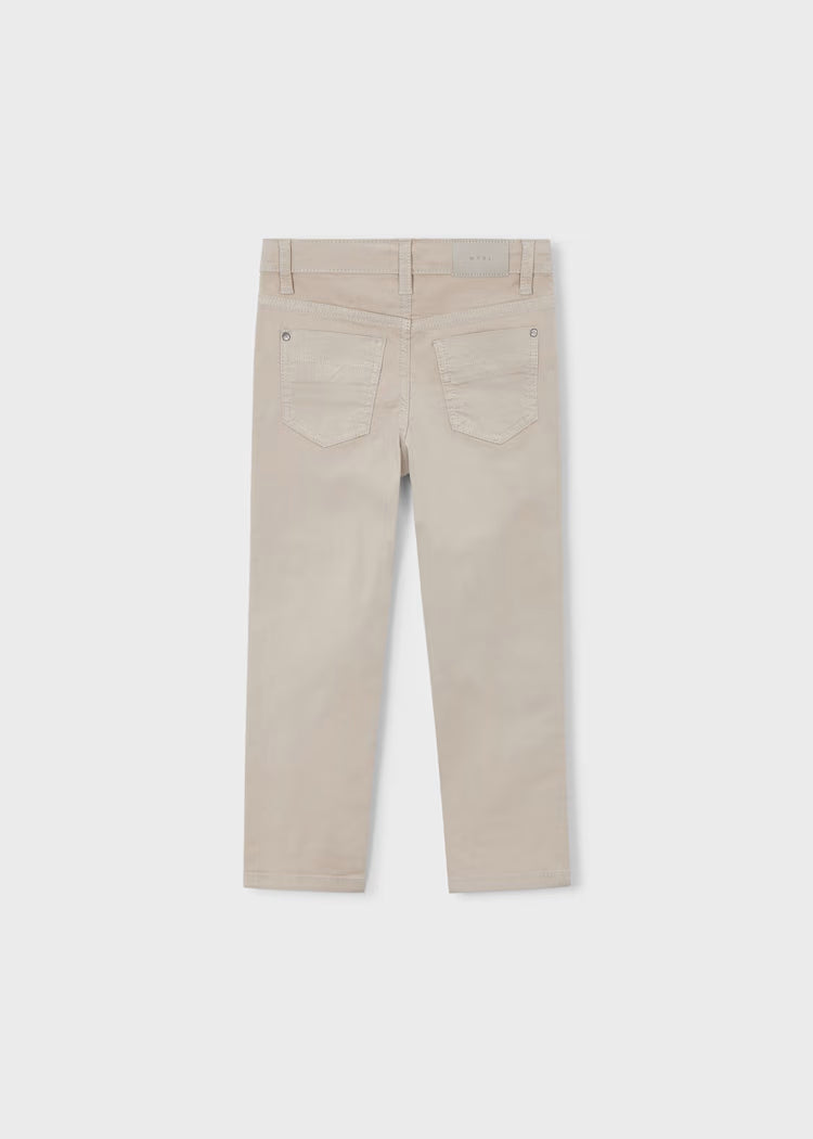 MAYORAL REG FIT PANTS - STONE