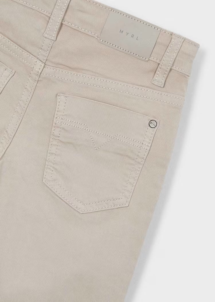 MAYORAL REG FIT PANTS - STONE