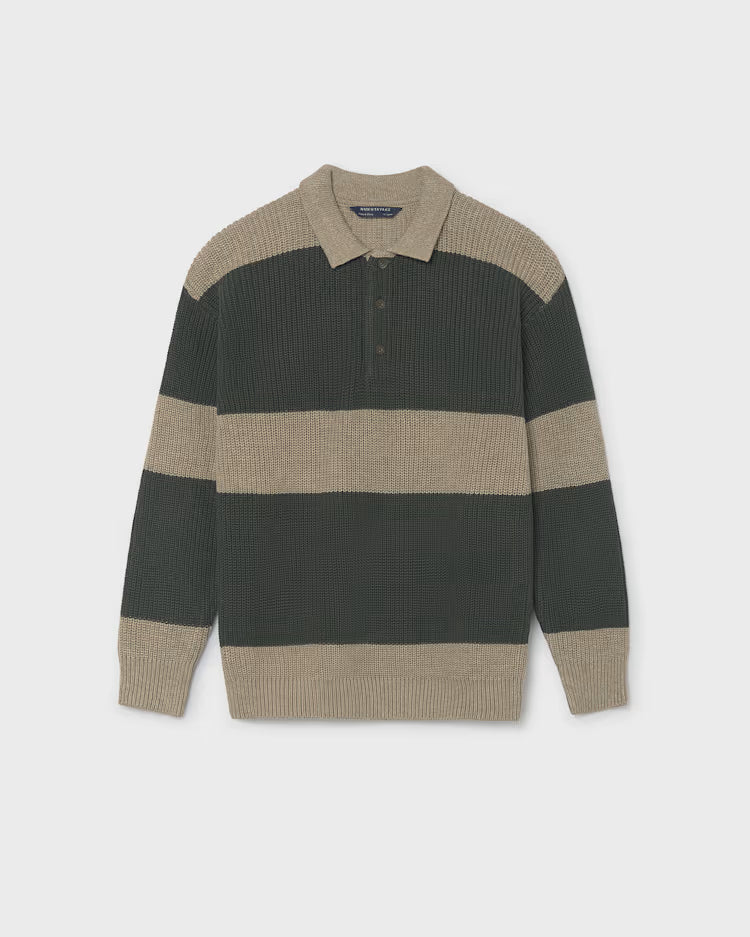 MAYORAL COLLARED KNIT SWEATER - SPANISH FIR