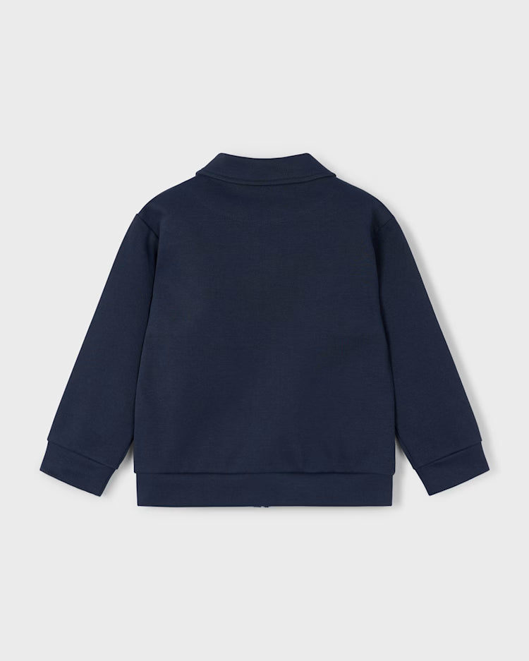 MAYORAL POLO COLLARED JACKET - NAVY