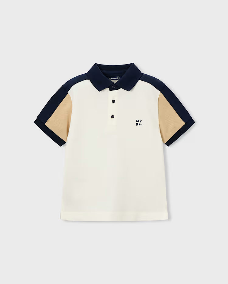 MAYORAL POLO T SHIRT - CREAM