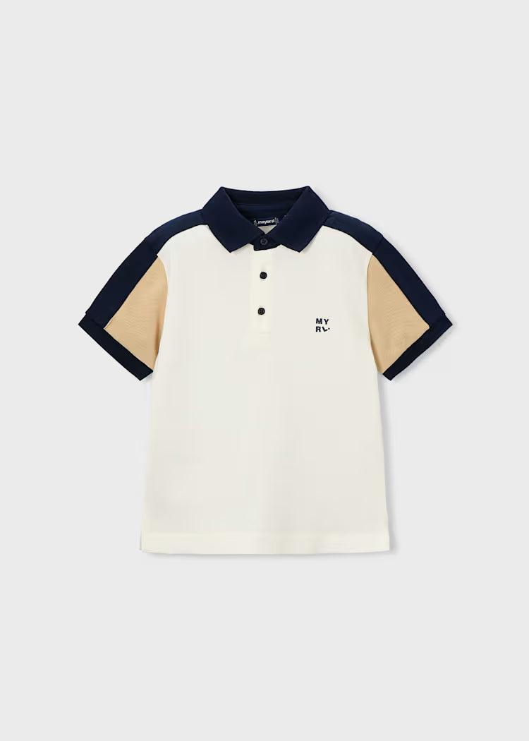 MAYORAL POLO T SHIRT - CREAM