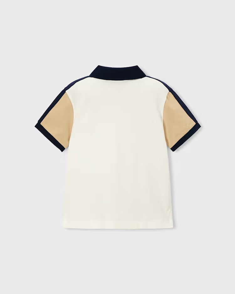 MAYORAL POLO T SHIRT - CREAM
