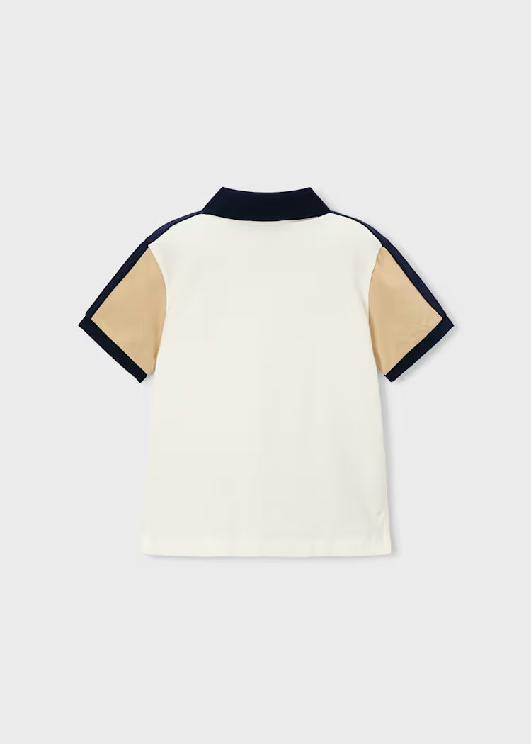 MAYORAL POLO T SHIRT - CREAM
