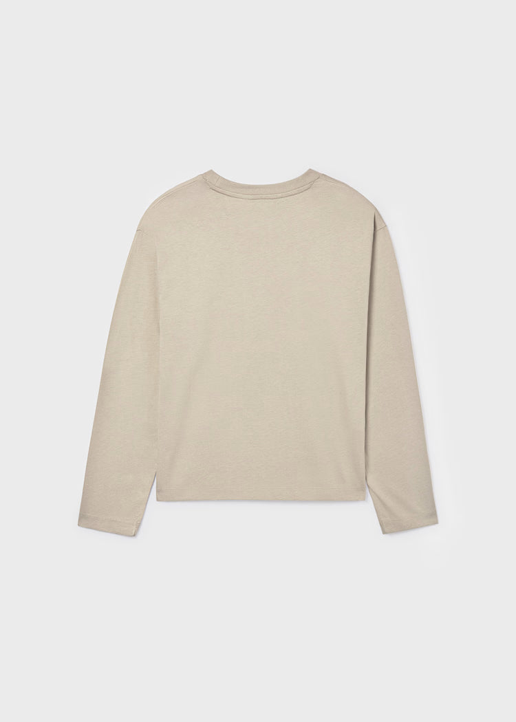 MAYORAL PRINTED LONG SLEEVE - CHALK