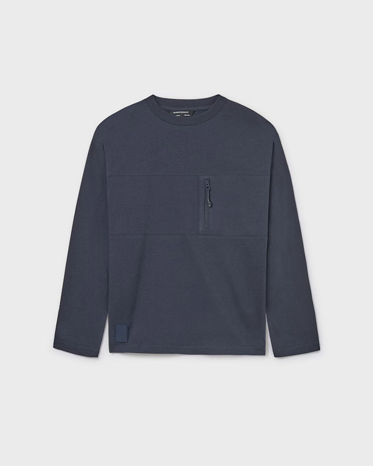 MAYORAL ZIP T SHIRT - NAVY