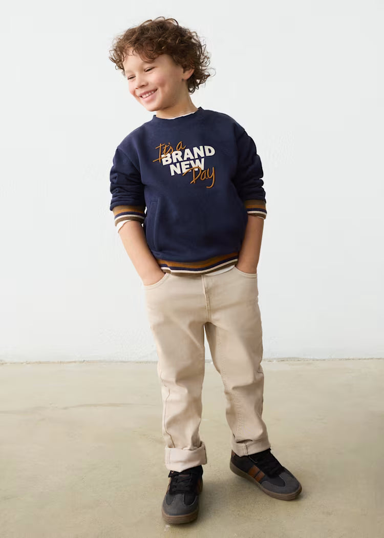 MAYORAL SOFT REGULAR FIT PANT - WALNUT