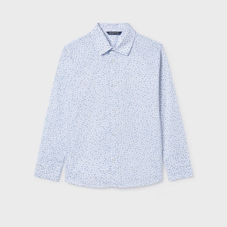 MAYORAL LS DRESS SHIRT - PRINTED