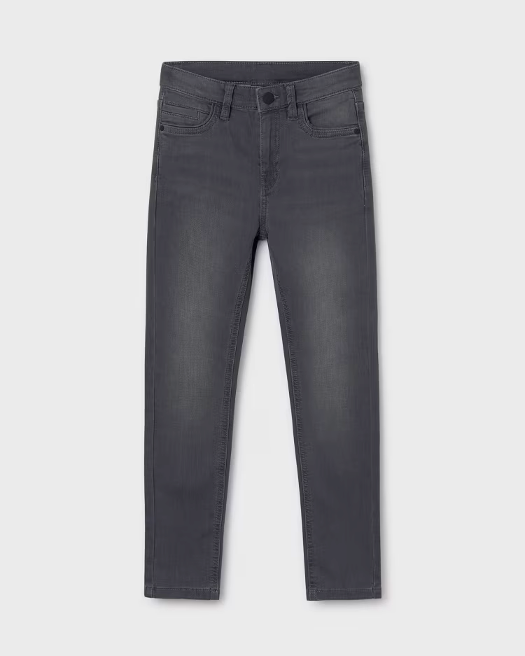 MAYORAL SOFT DENIM PANTS - MEDIUM GREY WASH