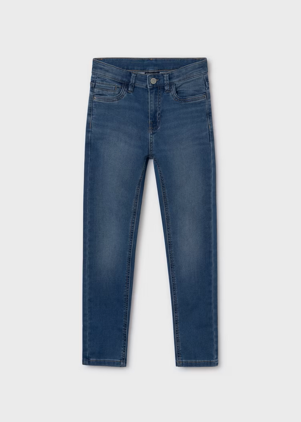 MAYORAL SOFT DENIM PANTS - MEDIUM WASH