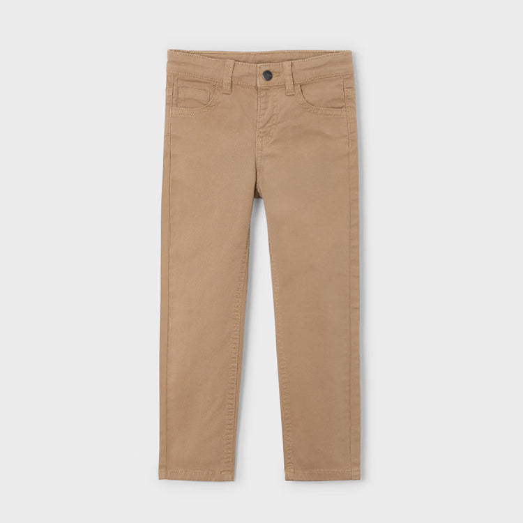 MAYORAL BASIC SLIM FIT PANTS - CARAMEL