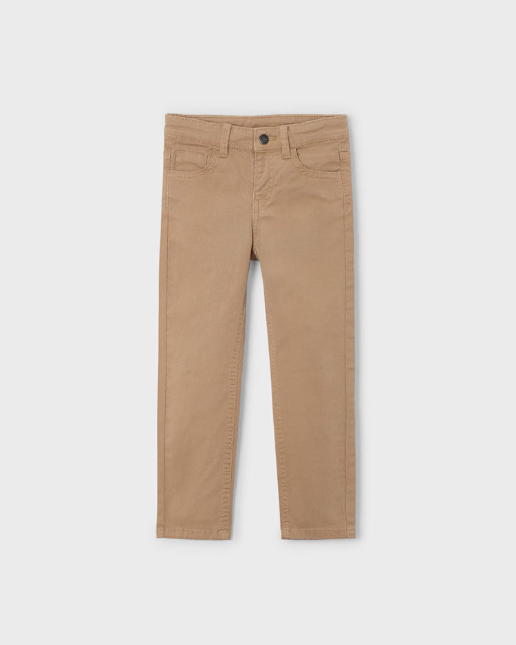 MAYORAL BASIC SLIM FIT PANTS - CARAMEL