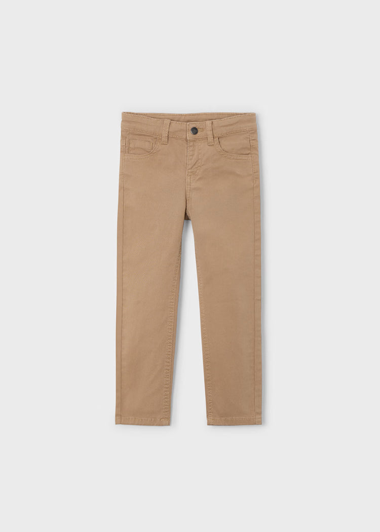 MAYORAL BASIC SLIM FIT PANTS - CARAMEL