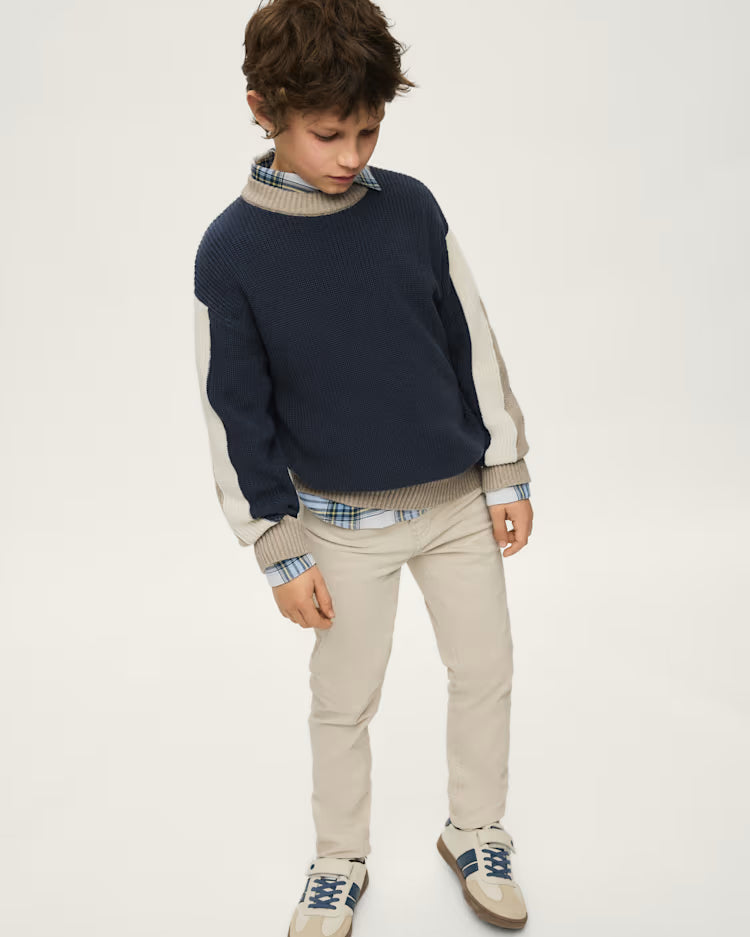 MAYORAL BOY SLIM FIT PANT - WALNUT