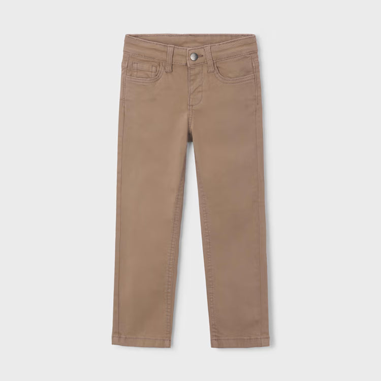 MAYORAL 5 POCKET SLIM FIT BASIC PANT - TRUFFLE