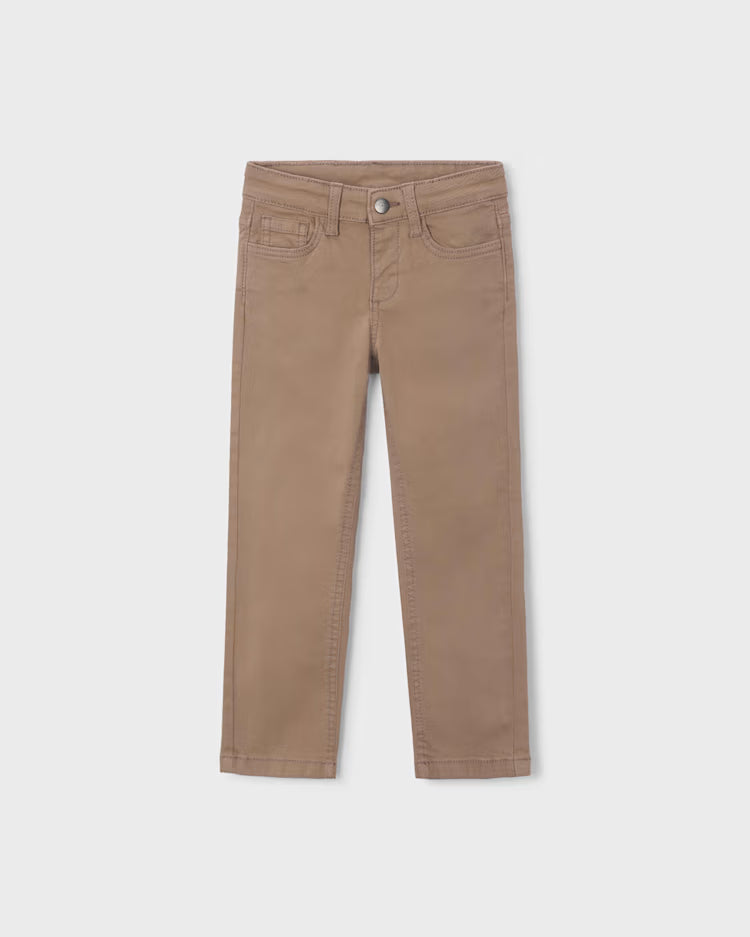 MAYORAL 5 POCKET SLIM FIT BASIC PANT - TRUFFLE