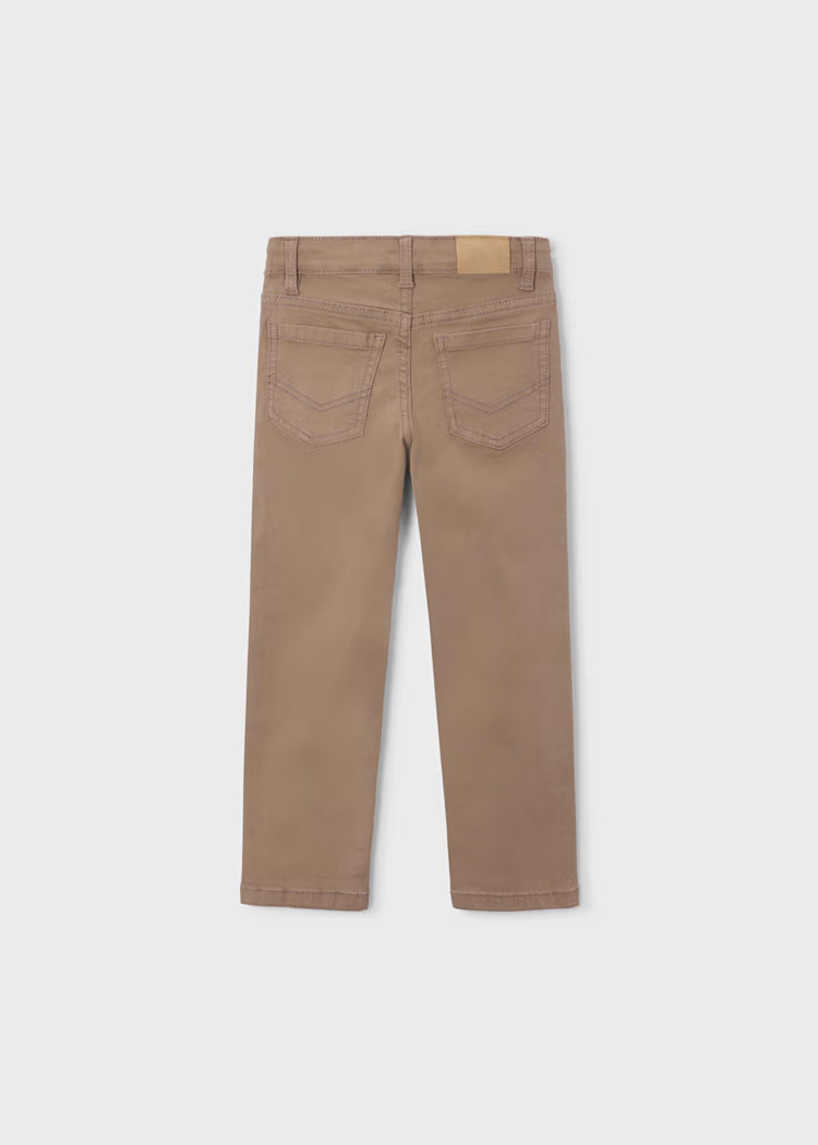 MAYORAL 5 POCKET SLIM FIT BASIC PANT - TRUFFLE