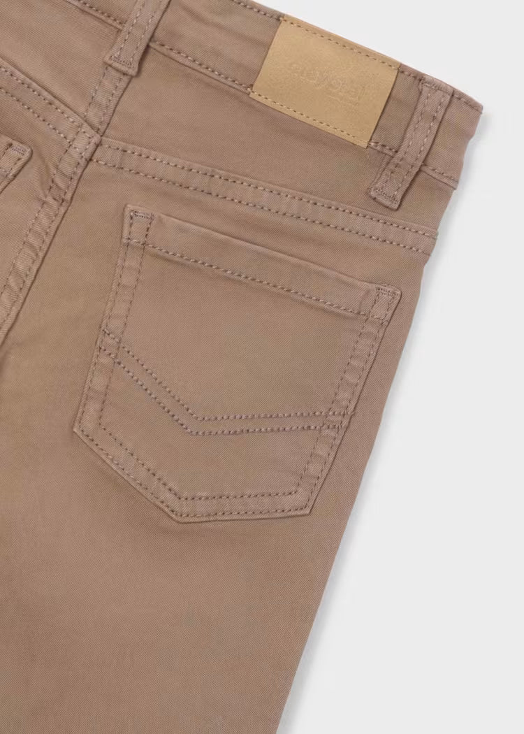MAYORAL 5 POCKET SLIM FIT BASIC PANT - TRUFFLE