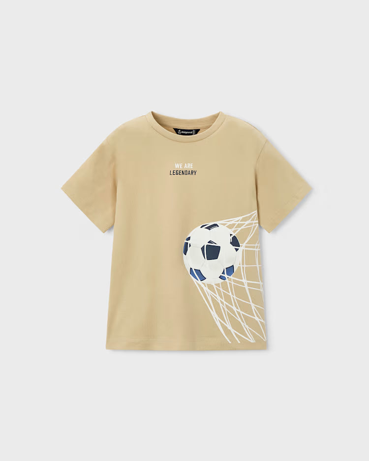 MAYORAL GRAPHIC TEE - WALNUT