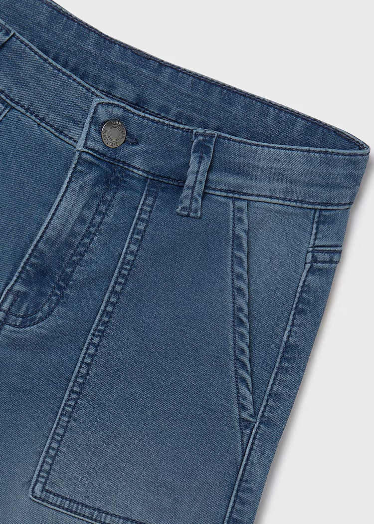 MAYORAL SOFT DENIM JOGGER - MEDIUM WASH