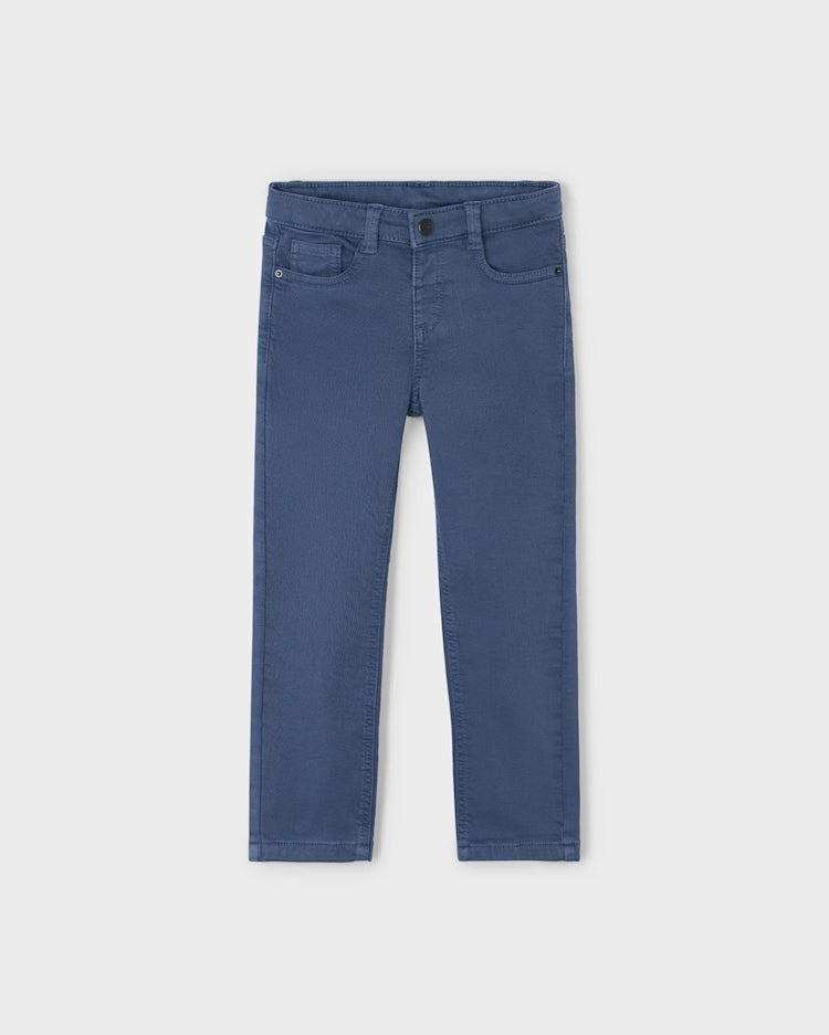 MAYORAL STRAIGHT LEG SOFT PANTS - STEEL