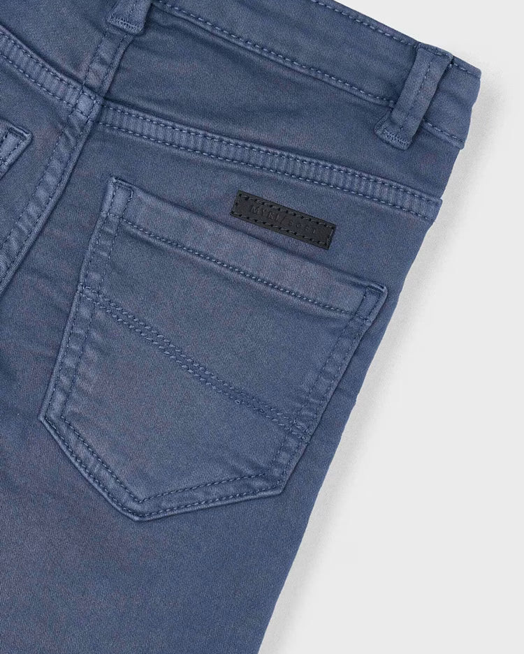 MAYORAL STRAIGHT LEG SOFT PANTS - STEEL