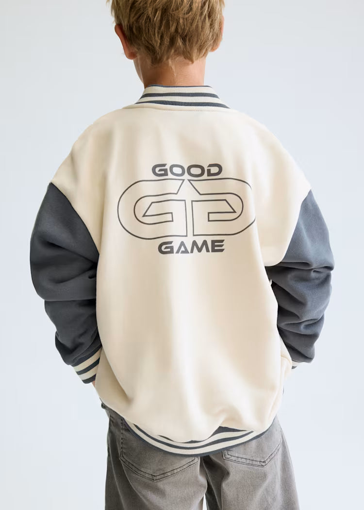 MAYORAL BASEBALL ZIP UP - HEMP