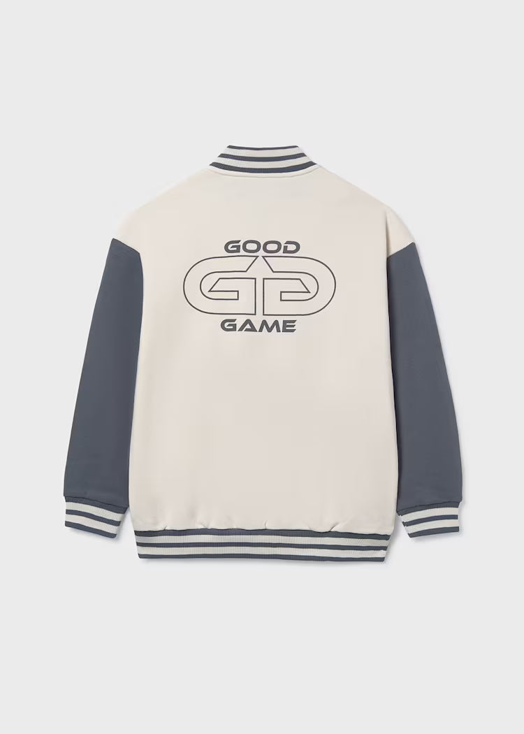 MAYORAL BASEBALL ZIP UP - HEMP