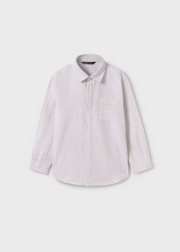 MAYORAL STRIPED DRESS SHIRT - DARK ALBER