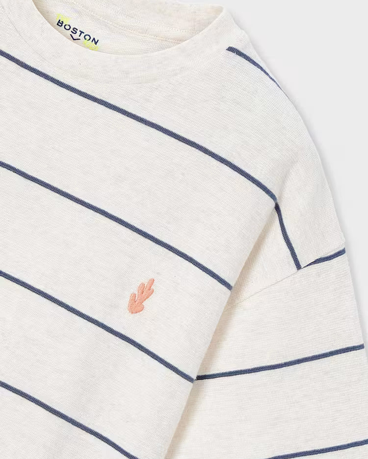 BOSTON KIDS STRIPED TEE - UNIVERSAL