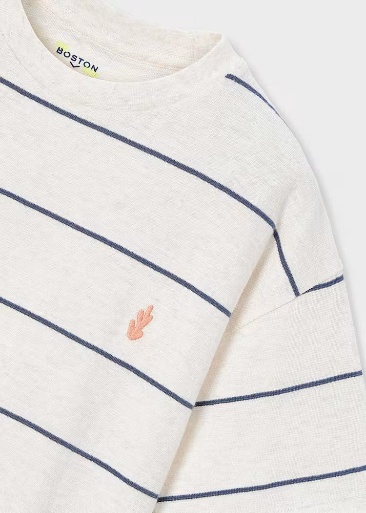 BOSTON KIDS STRIPED TEE - UNIVERSAL