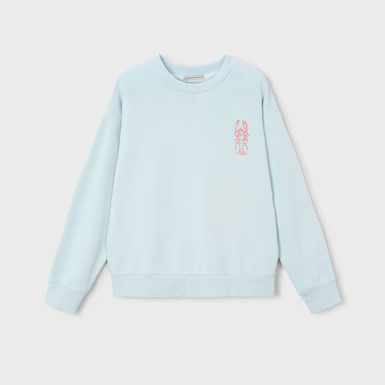 BOSTON KIDS LOBSTER SWEATSHIRT - SKY BLUE