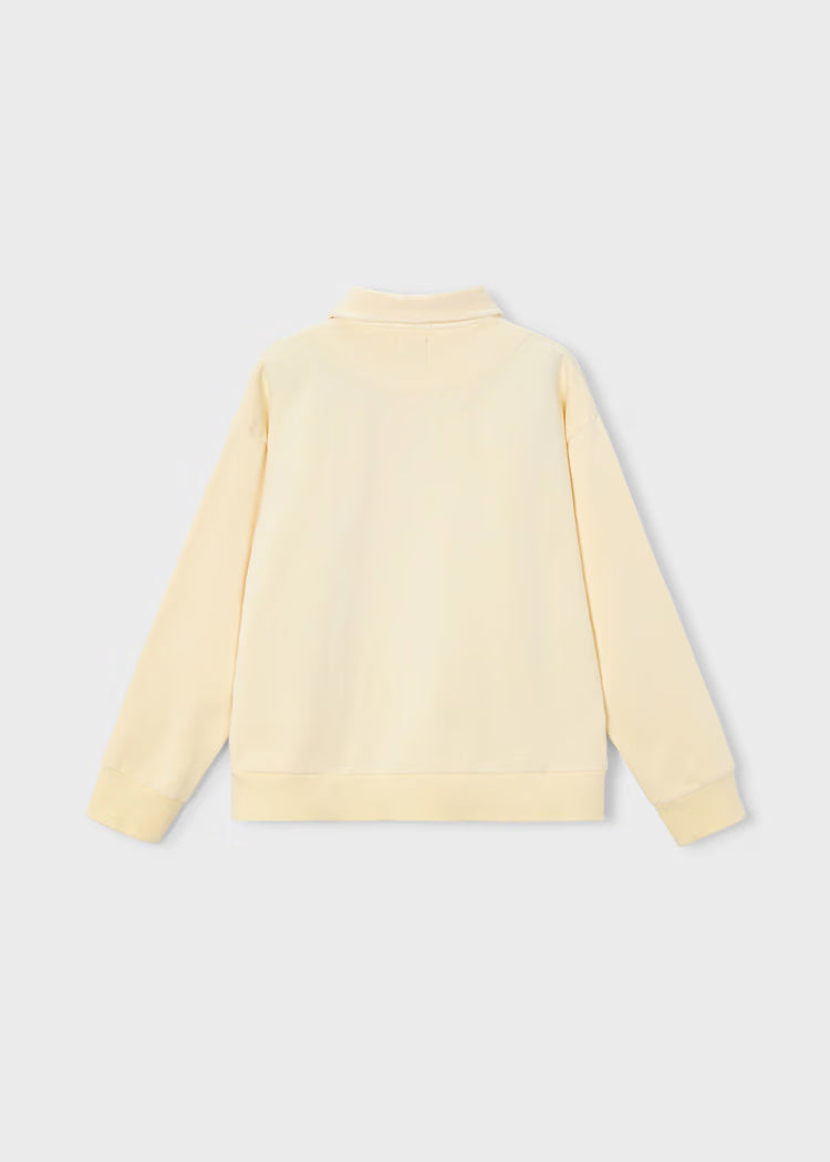 BOSTON KIDS POLO SWEATSHIRT - BUTTER