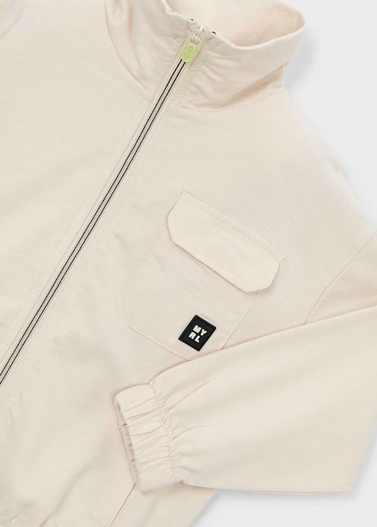 MAYORAL ZIP UP JACKET - HEMP
