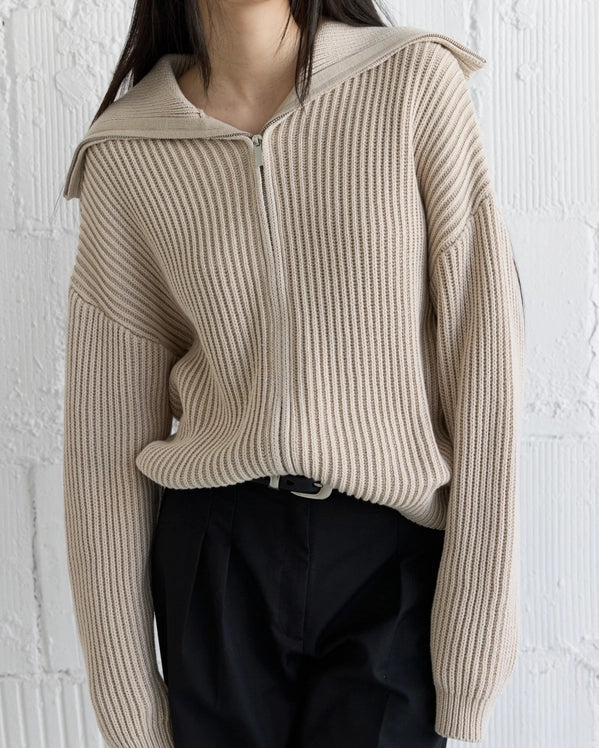 THE ADDISON SWEATER - BEIGE MIX