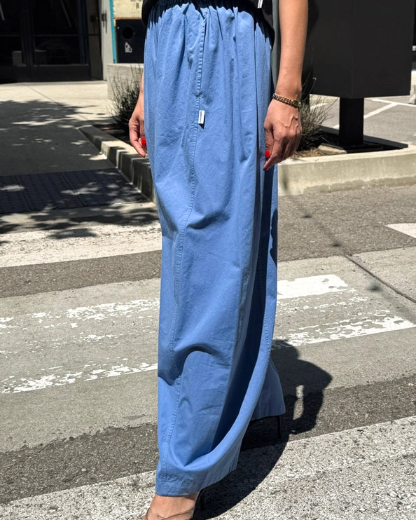 LE BON SHOPPE PARACHUTE PANTS - SLATE BLUE