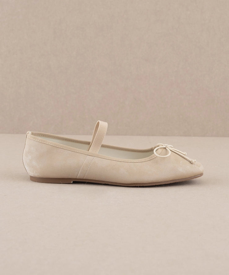 THE LONDON BALLET FLAT - BEIGE