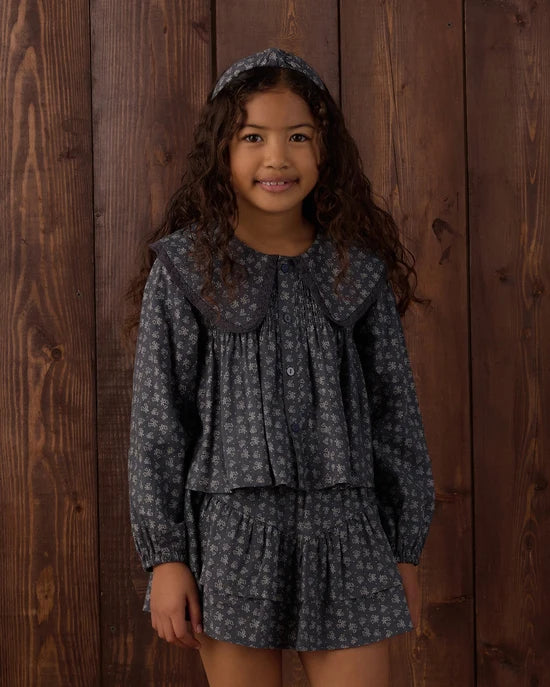 RYLEE + CRU TIERED MINI SKIRT - HEART DITSY