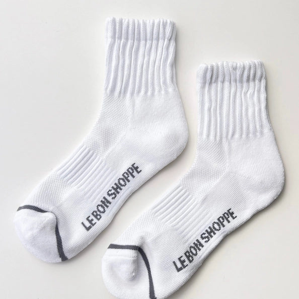LE BON SHOPPE SWING SOCKS - WHITE