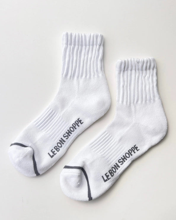 LE BON SHOPPE SWING SOCKS - WHITE