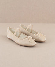 THE LONDON BALLET FLAT - BEIGE