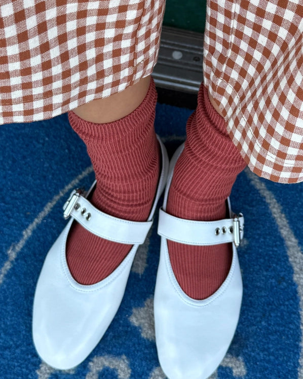 LE BON SHOPPE TROUSER SOCKS - WHISKEY