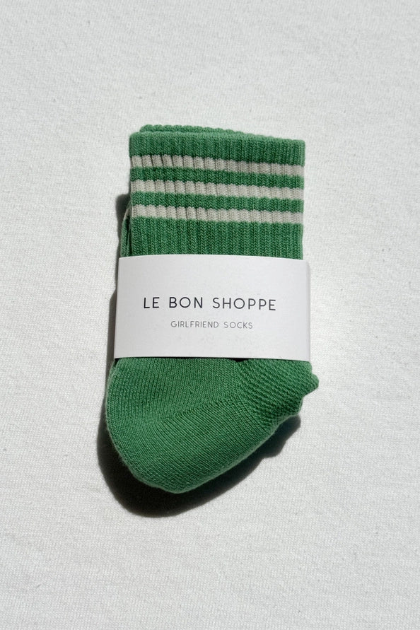 LE BON SHOPPE GIRLFRIEND SOCKS - AVOCADO
