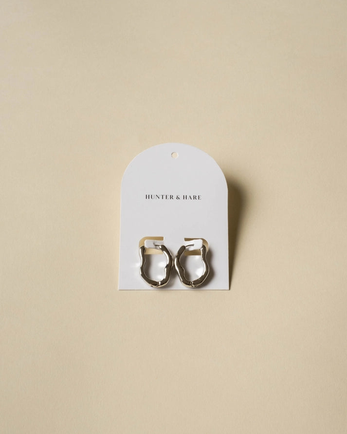 PAYTON WIGGLE EARRINGS - SILVER