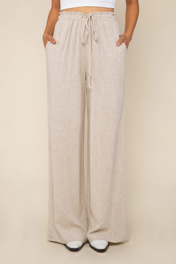 COVE LINEN PANT - NATURAL