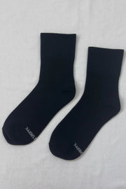 LE BON SHOPPE SNEAKER SOCKS - TRUE BLACK