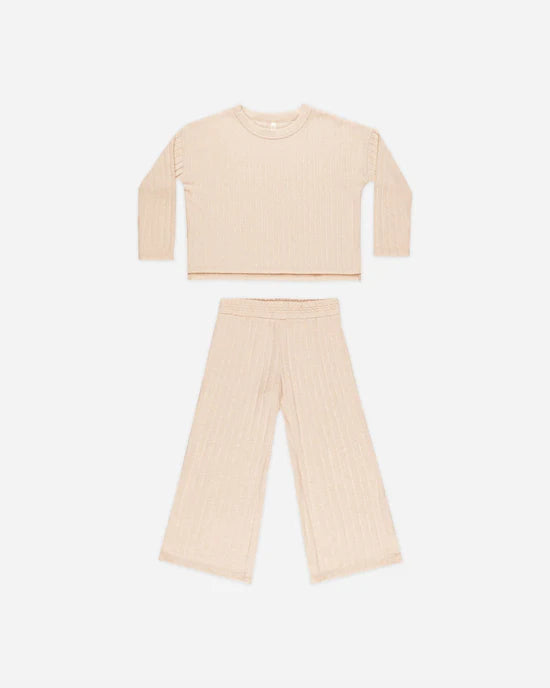 RYLEE + CRU COZY RIB SET - SHELL