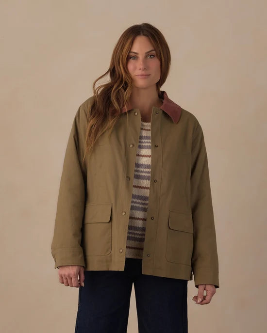 RYLEE + CRU ALDER JACKET - OLIVE