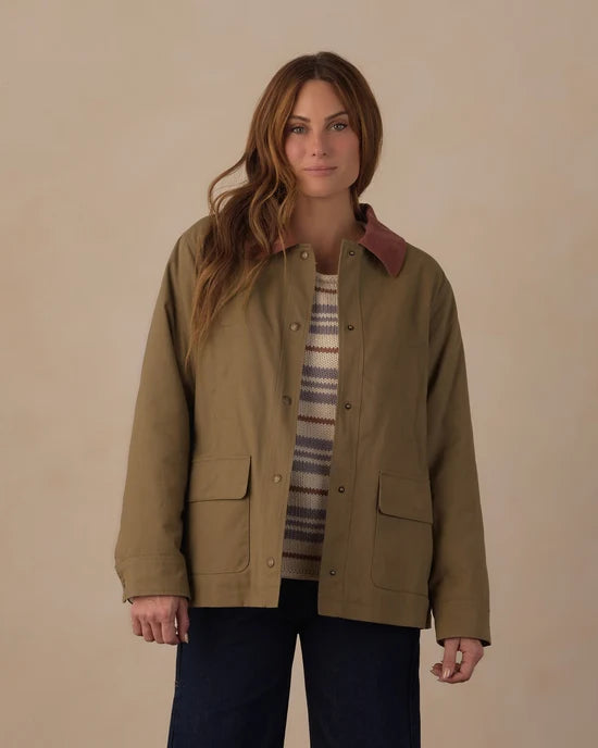 RYLEE + CRU ALDER JACKET - OLIVE